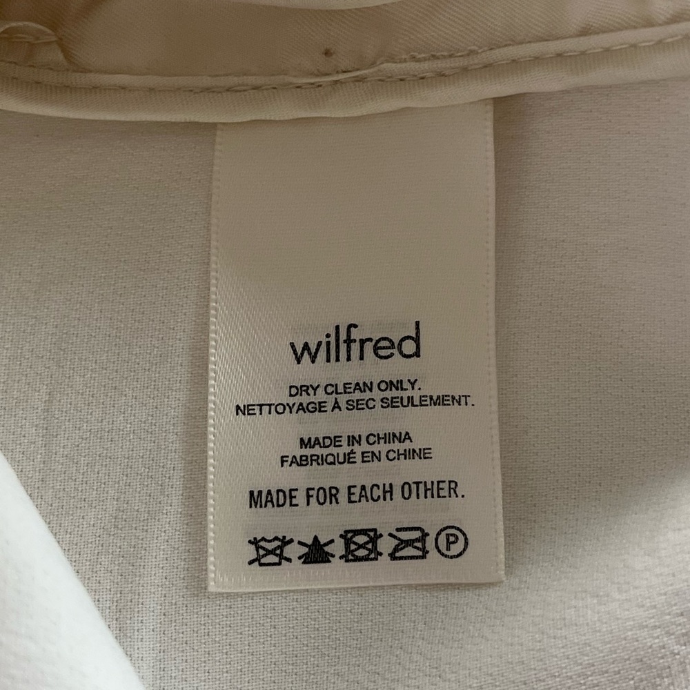 Aritzia Wilfred Cherrelle Light Birch new Formal Wedding Oversized Blazer Size L - Picture 14 of 15